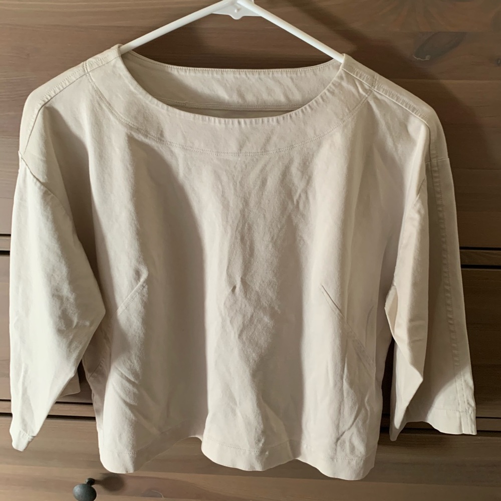The luxe cotton crop tee